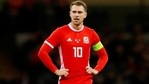 Wales' Aaron Ramsey during the match. (FILE PHOTO)(Reuters) Wales' Aaron Ramsey during the match. (FILE PHOTO)(Reuters)