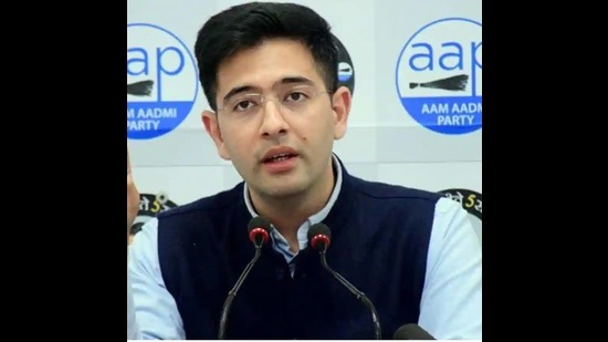 Punjab affairs co-incharge Raghav Chadha. Punjab affairs co-incharge Raghav Chadha.