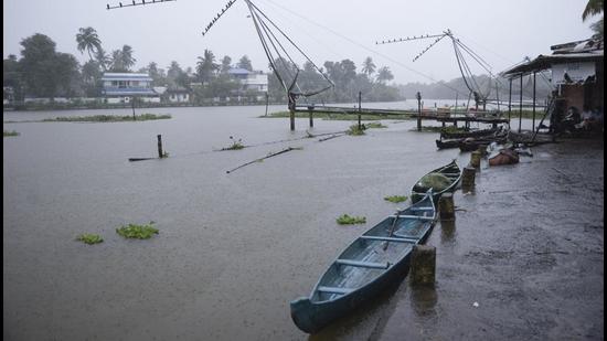 Monsoon rains in Kochi, Kerala on Saturday, June 5. (AP)