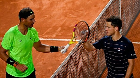 File Photo of Rafael Nadal and Diego Schwartzman (right)(Getty Images)