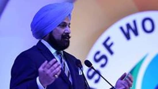 National Rifle Association of India (NRAI) president Raninder Singh(Hindustan Times via Getty Images)