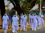 An official of the GB Pant nurses' association said there are around 850 nurses working at the hospital, of which around 400 speak Malayalam.(Vijayanand Gupta/HT File Photo)