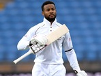 Shai Hope during a Test series against England. (Getty Images) Shai Hope during a Test series against England. (Getty Images)