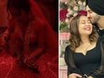 Neha Kakkar shared a video from her wedding day. Neha Kakkar shared a video from her wedding day.