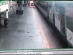 The man slipped while trying to board a moving train at the Lokmanya Tilak Terminus (LTT) in Mumbai's Kurla. (Twitter/@Central_Railway) The man slipped while trying to board a moving train at the Lokmanya Tilak Terminus (LTT) in Mumbai's Kurla. (Twitter/@Central_Railway)