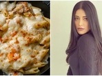Recipe: Shruti Haasan's baked pasta with Ghost Pepper oil is the perfect cheat day meal(Pexels, Instagram/@shrutzhaasan) Recipe: Shruti Haasan's baked pasta with Ghost Pepper oil is the perfect cheat day meal(Pexels, Instagram/@shrutzhaasan)