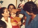 Sonam Kapoor celebrates her birthday on Wednesday and her dad, actor Anil Kapoor has shared throwback pics from her childhood. 