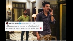 Manoj Bajpayee responded in an amusing way to Amazon Prime's tweet.