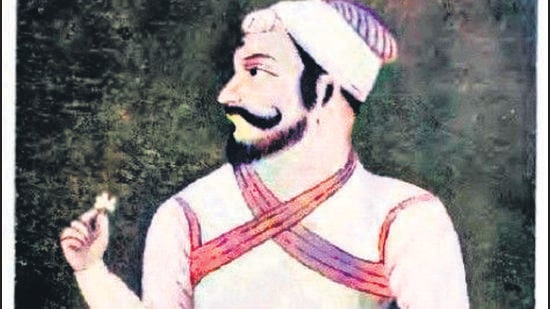 Shahaji Raje Bhonsale, father of Shivaji Maharaj . (William Darlymple/HT) Shahaji Raje Bhonsale, father of Shivaji Maharaj . (William Darlymple/HT)