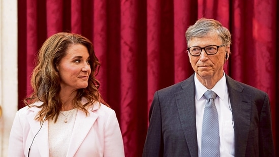 A file photo of philanthropist and co-founder of Microsoft Bill Gates (right) and his wife Melinda. (Reuters)