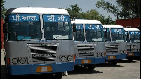 Amid lockdown restrictions and free travel incentives, PRTC’s income has almost halved. (HT File Photo) Amid lockdown restrictions and free travel incentives, PRTC’s income has almost halved. (HT File Photo)