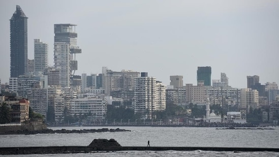 Among the top seven cities, Mumbai alone accounted for nearly 25% of leasing activity in India in the first quarter of 2021, a 34 per cent growth on a quarterly basis, the report showed. In picture - The Mumbai skyline at Worli.(HT Photo) Among the top seven cities, Mumbai alone accounted for nearly 25% of leasing activity in India in the first quarter of 2021, a 34 per cent growth on a quarterly basis, the report showed. In picture - The Mumbai skyline at Worli.(HT Photo)