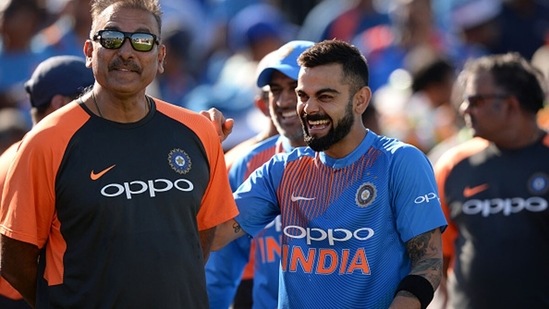 Virat Kohli and Ravi Shastri. (Getty Images)