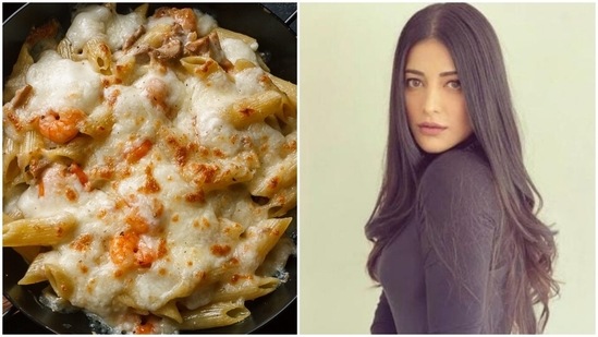 Recipe: Shruti Haasan's baked pasta with Ghost Pepper oil is the perfect cheat day meal(Pexels, Instagram/@shrutzhaasan) Recipe: Shruti Haasan's baked pasta with Ghost Pepper oil is the perfect cheat day meal(Pexels, Instagram/@shrutzhaasan)
