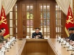 North Korean leader Kim Jong Un during his latest appearance (via REUTERS).