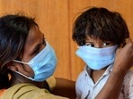 Children aged between six to 11 years may wear a mask, but only the supervision of parents and the consulting doctor, the guidelines stated. (File Photo / PTI) Children aged between six to 11 years may wear a mask, but only the supervision of parents and the consulting doctor, the guidelines stated. (File Photo / PTI)