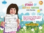 Parnika's 'Stars of Mother Nature' initiative is inspiring kids to write about the environment, nature, and recycling.(Graphic via 'The Happy Moms Cafe' blog) Parnika's 'Stars of Mother Nature' initiative is inspiring kids to write about the environment, nature, and recycling.(Graphic via 'The Happy Moms Cafe' blog)