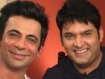Sunil Grover and Kapil Sharma in happier times. Sunil Grover and Kapil Sharma in happier times.