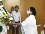 The Bharatiya Kisan Union (BKU) leader said that he met Mamata Banerjee as a chief minister and not as a party chief.(PTI Photo) The Bharatiya Kisan Union (BKU) leader said that he met Mamata Banerjee as a chief minister and not as a party chief.(PTI Photo)