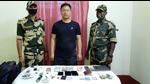 The accused has been identified as Han Junwe, a resident of Hubei. On Thursday after he managed to sneak into India through the international border at Malda he was spotted by the BSF. (PHOTO:SOURCED.) The accused has been identified as Han Junwe, a resident of Hubei. On Thursday after he managed to sneak into India through the international border at Malda he was spotted by the BSF. (PHOTO:SOURCED.)