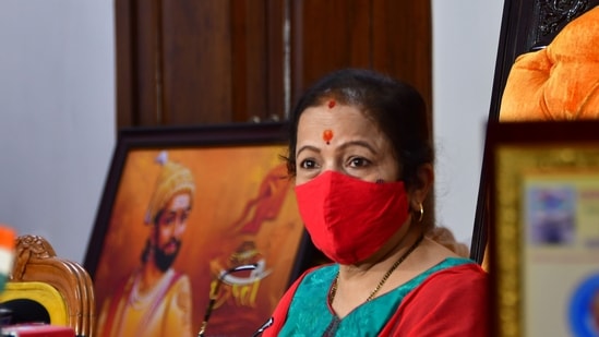 Mumbai mayor Kishori Pednekar trashed claims that Mumbai has been underreporting its Covid-19 toll. (Photo by Bhushan Koyande/HT) Mumbai mayor Kishori Pednekar trashed claims that Mumbai has been underreporting its Covid-19 toll. (Photo by Bhushan Koyande/HT)