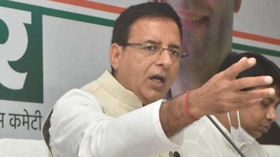 Congress leader Randeep Singh Surjewala claimed that there has been an almost 20 per cent rise in farm input rates and diesel prices.(HT File Photo) Congress leader Randeep Singh Surjewala claimed that there has been an almost 20 per cent rise in farm input rates and diesel prices.(HT File Photo)