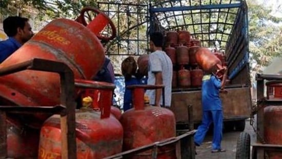 Customers can book LPG refill through a mobile app/customer portal using registered login.(File Photo for representation) Customers can book LPG refill through a mobile app/customer portal using registered login.(File Photo for representation)