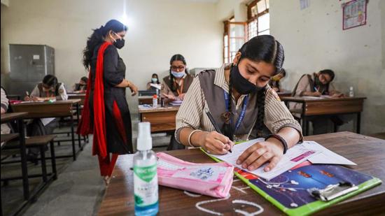 Two days ago Assam’s education minister Ranoj Pegu said that the board exams for both classes were likely to be held in the first half of August by following Covid-19 safety measures. (Image used for representation). (PTI PHOTO.) Two days ago Assam’s education minister Ranoj Pegu said that the board exams for both classes were likely to be held in the first half of August by following Covid-19 safety measures. (Image used for representation). (PTI PHOTO.)
