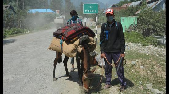 Hirpora, situated along the historical Mughal Road, has lowest positivity rate in the district. (Pic courtesy: Shopian Information department)