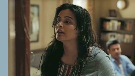 Manoj Bajpayee and Priyamani in a still from The Family Man. 