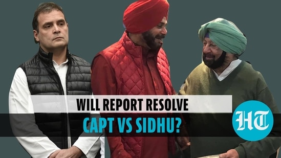 Navjot Singh Sidhu, Amarinder Singh &amp; Rahul Gandhi