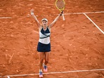 Barbora Krejcikova is playing singles in the main draw of a major tournament for just the fifth time. Barbora Krejcikova is playing singles in the main draw of a major tournament for just the fifth time.