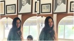 Rupali Ganguly with her son Rudransh. Rupali Ganguly with her son Rudransh.