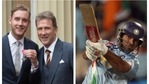 Stuart Broad with father Chris and Yuvraj Singh Stuart Broad with father Chris and Yuvraj Singh