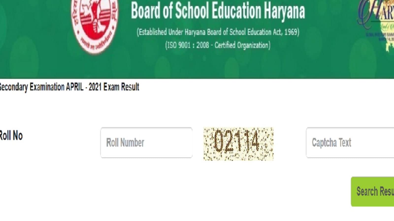 Haryana Board HBSE 10th Result 2021 LIVE Updates Direct link to check