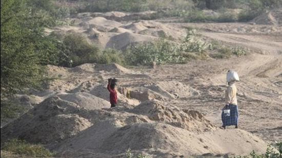 Illegal sand mining in Madhya Pradesh. (File photo)