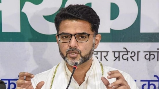 Congress leader Sachin Pilot. (PTI)(HT_PRINT)