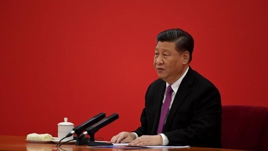 China's President Xi Jinping at the Great Hall of the People in Beijing. (REUTERS)