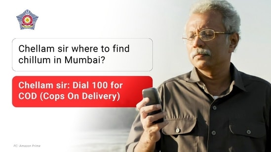 Mumbai Police took to Twitter to share Chellam sir related advisory, The character is a part of Manoj Bajpayee starrer Amazon Prime show The Family Man 2. (Twitter/@MumbaiPolice) Mumbai Police took to Twitter to share Chellam sir related advisory, The character is a part of Manoj Bajpayee starrer Amazon Prime show The Family Man 2. (Twitter/@MumbaiPolice)