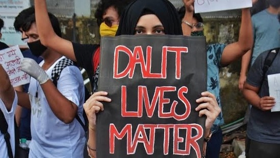 Two Dalit men were thrashed and humiliated because they asked a so-called upper-caste barber for a haircut in Karnataka's Koppal district (PTI) Two Dalit men were thrashed and humiliated because they asked a so-called upper-caste barber for a haircut in Karnataka's Koppal district (PTI)