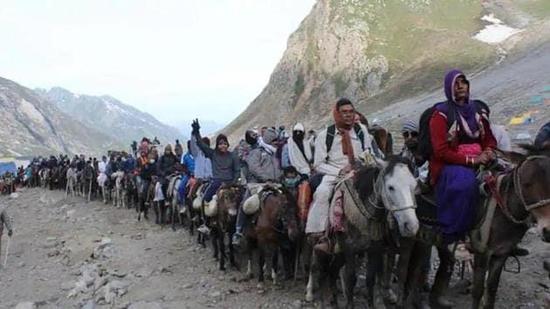 Sources say shrine board officials are in favour of cancelling the pilgrimage owing to the Covid crisis. (Representational photo) Sources say shrine board officials are in favour of cancelling the pilgrimage owing to the Covid crisis. (Representational photo)