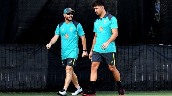 David Warner (L) and Marcus Stoinis. (Getty Images) David Warner (L) and Marcus Stoinis. (Getty Images)