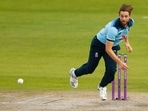 England's Chris Woakes