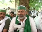 BKU leader Rakesh Tikait said that if cops have been visiting the protest site frequently contact should have been established with the protestors. (ANI Photo)
