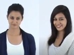 A video of Disha Patani auditioning for a cold cream advertisement. A video of Disha Patani auditioning for a cold cream advertisement.