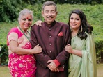 Mallika Dua with her parents Vinod Dua and Chinna Dua. Mallika Dua with her parents Vinod Dua and Chinna Dua.