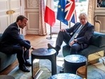 France's president Emmanuel Macron with UK prime minister Boris Johnson. (File Photo) France's president Emmanuel Macron with UK prime minister Boris Johnson. (File Photo)