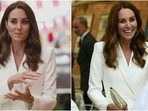 Kate Middleton is radiant in <span class='webrupee'>₹</span>3 lakh ivory coat dress at Eden Project Reception(Instagram/@kate.william.royals) Kate Middleton is radiant in <span class='webrupee'>₹</span>3 lakh ivory coat dress at Eden Project Reception(Instagram/@kate.william.royals)