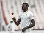 Kagiso Rabada in action against West Indies(Twitter) Kagiso Rabada in action against West Indies(Twitter)