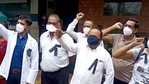 IMA highlighted that several doctors on Covid frontlines have been assaulted by kin of patients. (ANI Photo) IMA highlighted that several doctors on Covid frontlines have been assaulted by kin of patients. (ANI Photo)
